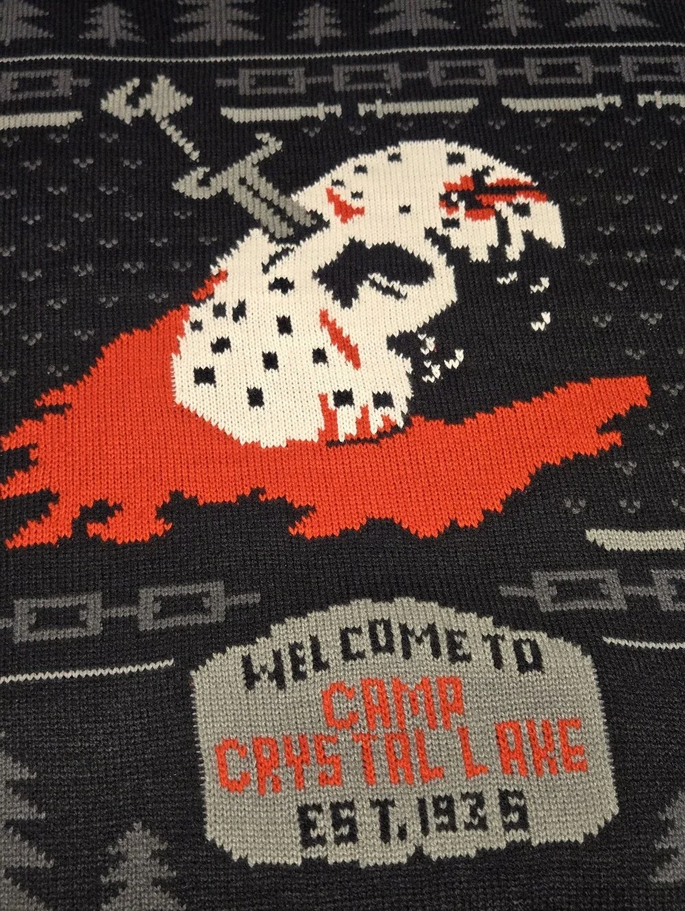 Mondo - Friday The 13th Graphic Knit Sweater - Size 2XL